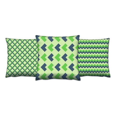 Cotton Blend Outdoor Throw Pillow