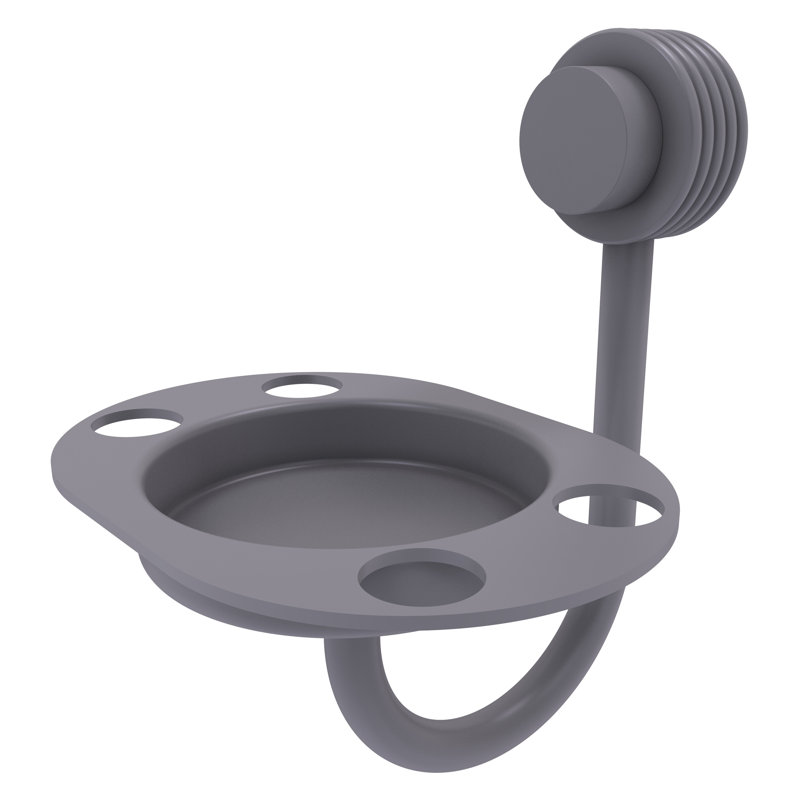 Porte-brosse à dents & culbuteur Venus, Gris mat