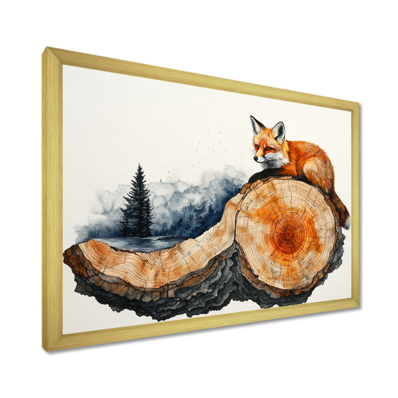 Getta - Animals Canvas Art Print, Reproduction encadrée d'une seule photo, H 30 po x l 40 po, Doré