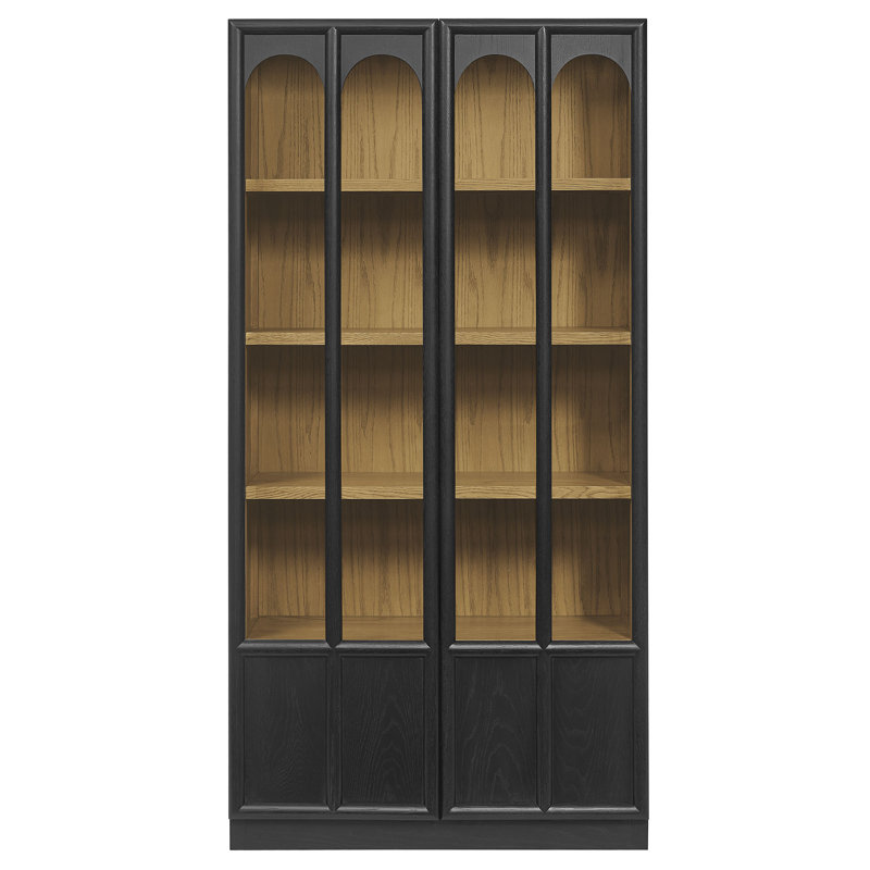 Vitrine en bois massif et verre Eich
