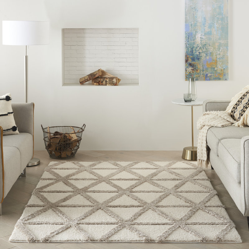 Kaloyan Argyle Indoor Rug, Rectangle 5'3" x 7'3"