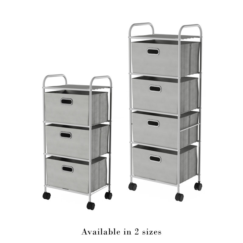 Maddyel 4 Drawer Rolling Storage Chest