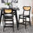 Bylo Counter Stool with Solid Wood Frame-1314644716