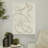 White Metal Abstract Overlapping Lines Home Wall Decor with White Backing,-155559407