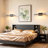 23.6" Rotatable Black Modern Dimmable LED Wall Sconce-70426240