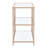 Florentine 42'' Glass Top Console Table-818308027