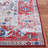 Sonia Oriental Blue/Red Area Rug-1504193169