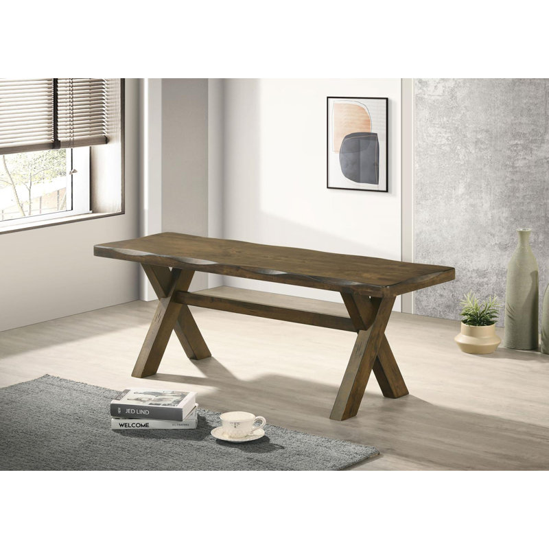 Banc en bois massif Camoren