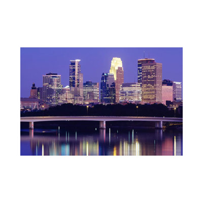 Minneapolis MN - Wrapped Canvas Print