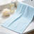 Soft Absorbent Quick Dry Face Towel, Lint Free Hand Towel And Facial Washcloth For Daily Home Use, 13x27.2in Blue-1466291697