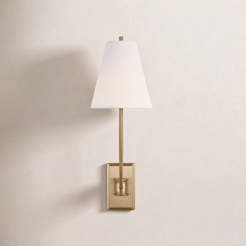 Reyes Wall Sconce, Burnished Brass