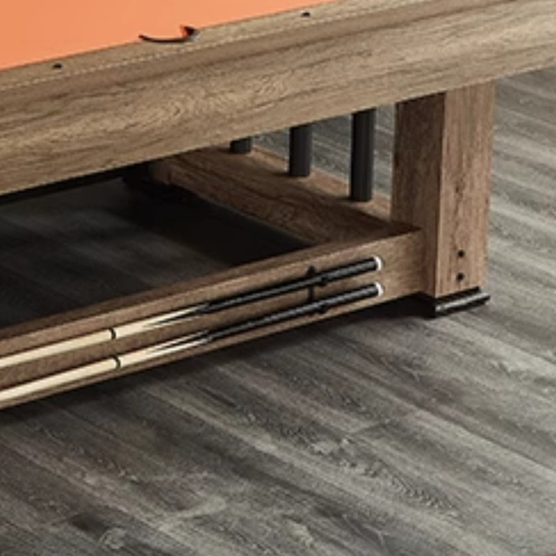 Table de billard multifonctionnelle trois-en-un standard, H 31,89 po x l 51,97 po x P 96,06 po, Orange