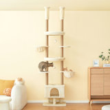 92.9" - 102.4" Floor To Ceiling Adjustable Height Cat Tree Tower