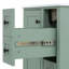 Meuble-lavabo vert clair 24 po avec lavabo intégré en céramique-1006918993