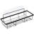 2 Pack Adhesive Shower Caddy No Drilling Rust-Proof