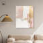 «Blush Gold Shimmer I», toile abstraite terre par Art Remedy-113292388-113292391