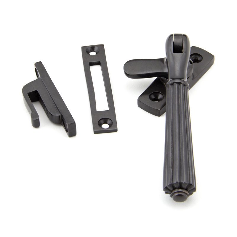 Locking Hinton Fastener Door Accessory, Aged Bronze