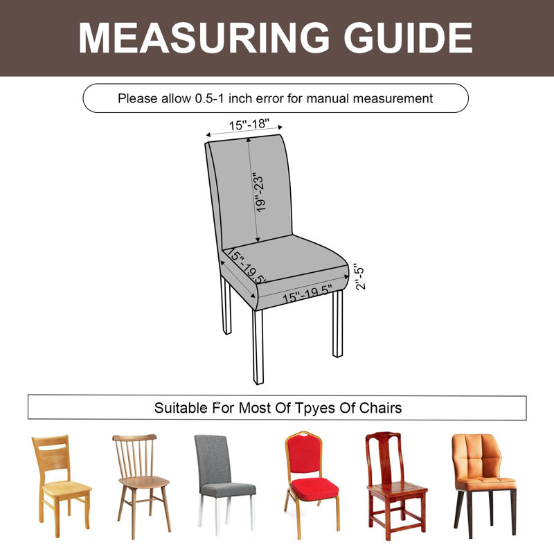 Housses de chaise de salle à manger imperméables