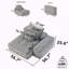Coussins modulaires capitonnés Modern-624177346