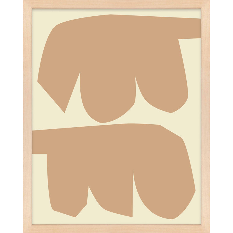 Component 1 Print by Michael Kempen, Maple Framed, 20"H x 16"W x 1.25"D