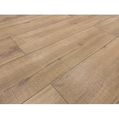 Planche de vinyle de luxe en chêne Bandsawn 9 po x 60 po x 7 mm