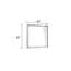 Miroir Newhaven - blanc