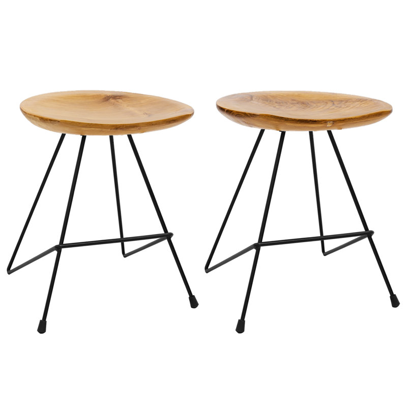 Leslee Metal Accent Stool