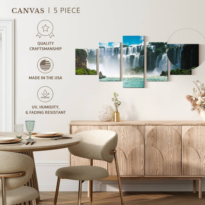 Alvord Enchanting Iguazu Waterfalls, 36" H x 80" W