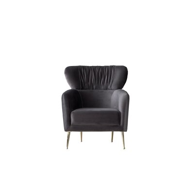 31.1"" W Tufted Velvet Armchair -  Everly Quinn, 37A3E25454A54994BE73DEF858423E10