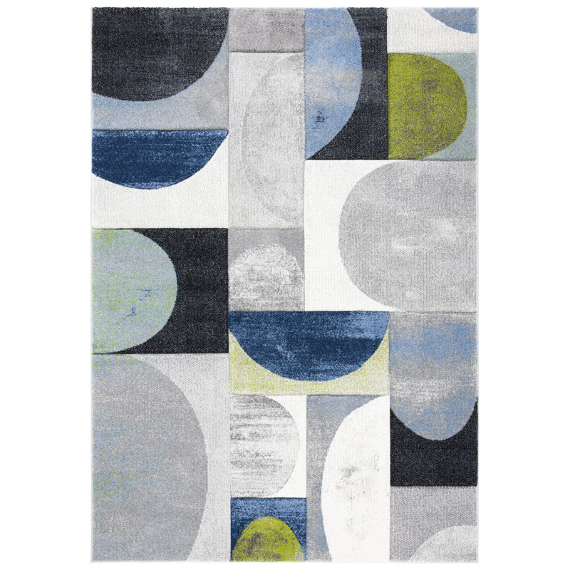 Parkes Geometric Area Rug, Rectangle 160 x 229 cm