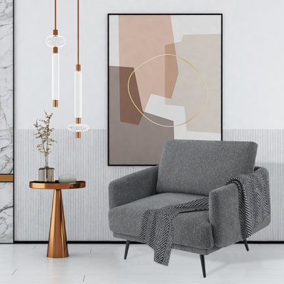 Fauteuil surdimensionné avec accoudoirs larges de 37,5 po Karaka