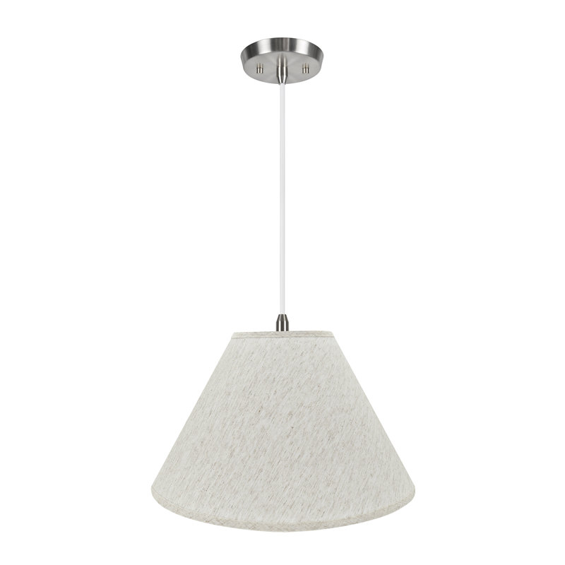 Luminaire suspendu pour 2 lumières unique Candleick, Beige