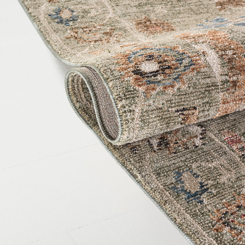 Tapis oriental performance Oushak LRL1630, Rectangulaire 8 pi x 10 pi