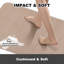Ensemble de tapis de bain en mousse viscoélastique 3 pièces, ensembles de tapis de salle de bain à absorption d'eau rapide pour douche de baignoire, meuble-lavabo et base de toilette, beige-1394896302