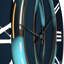 Horloge murale Quantum Entanglement Futuristic Bliss VI-93381843