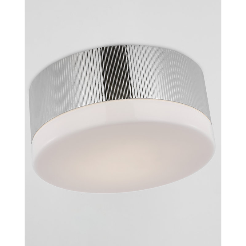 Ace 1 - Light LED Flush Mount, Polished Nickel
