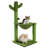33'' Cactus Cat Tree With Hammock, Scratching Posts, And Play Ball, Perfect For Small And Medium Cats, Indoor Cat Furniture