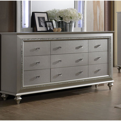 Commode double 9 tiroirs Lundt