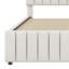 Lit plateforme tapissier avec lit gigogne et 3 tiroirs-1265162661