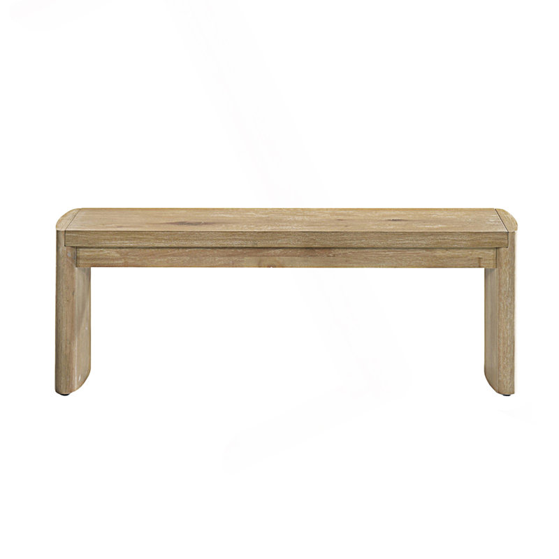 Dining Bench With Rounded Edges