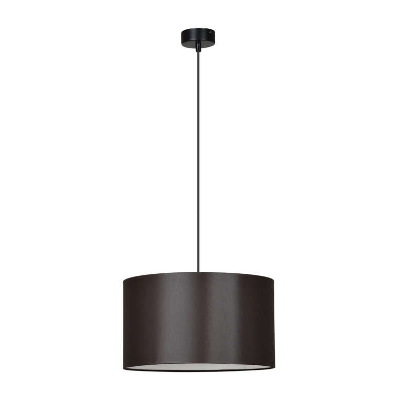 Pascua 1 - Light Drum Pendant, Wenge