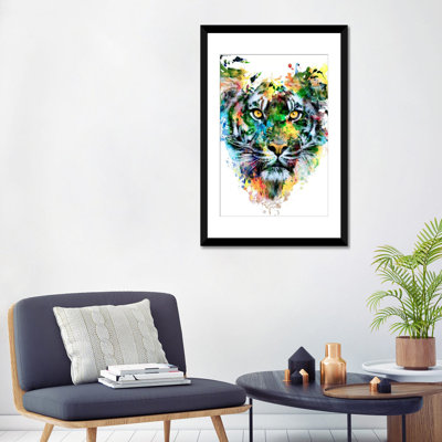 « tiger iv », impression sur toile