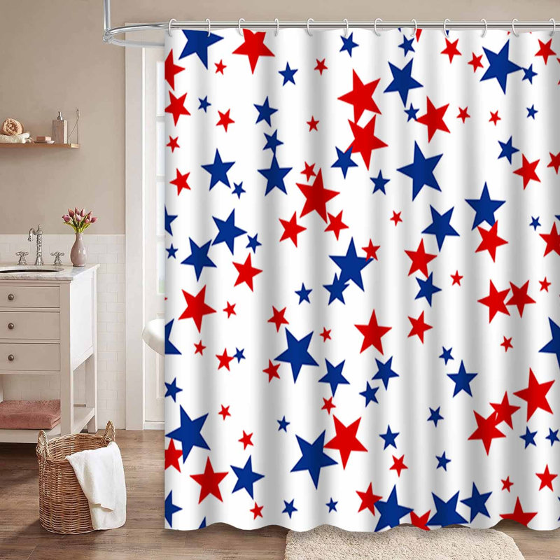 Rideau de douche Patriotic American, L 72 po x l 84 po