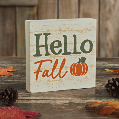 Panneau en panneau de fibres à densité moyenne 5 x 5 Hello Fall