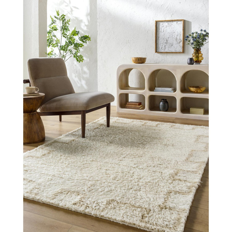 Tapis à poil long Anemone, Rectangle 8 pi x 10 pi