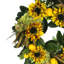26" Fall Wreath With Sunflowers, Hydrangeas And Lemons