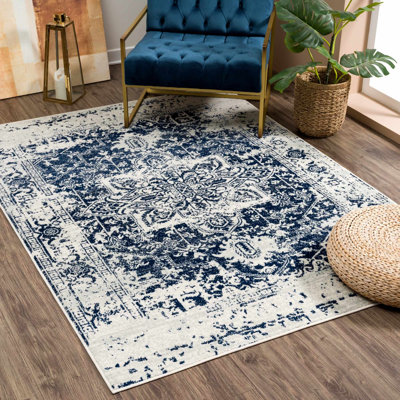 Tapis oriental en polypropylène tissé à la machine Jeorgina
