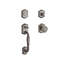 Westcliff Handleset with Single Cylinder Deadbolt and Door Knob and Rosette-643949824-643950084-645734499