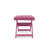Seaview Fully Assembled All-Weather Recycled HDPE Outdoor Folding Side Table-1090427616