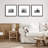 20x20 Poster Frame - Use as 8x10 Frame with Mat or 20x20 Frame Without Mat - Black